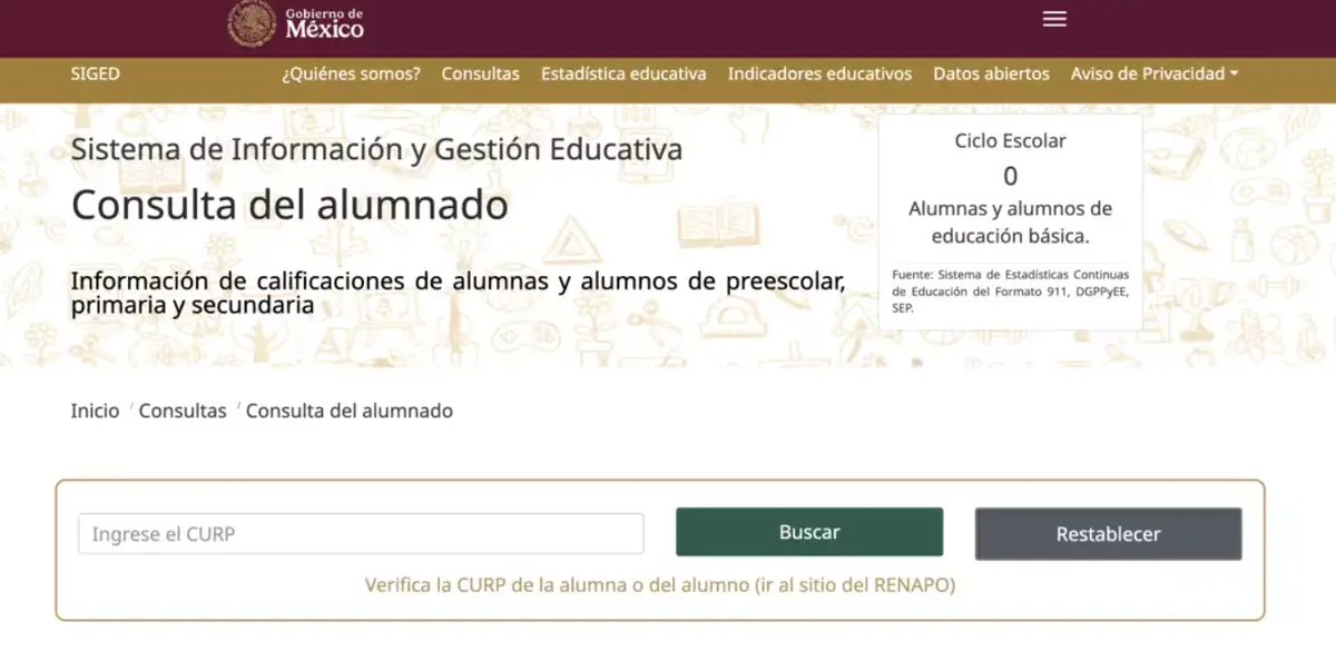 Hay diversas formas de consultar las calificaciones. SEP.