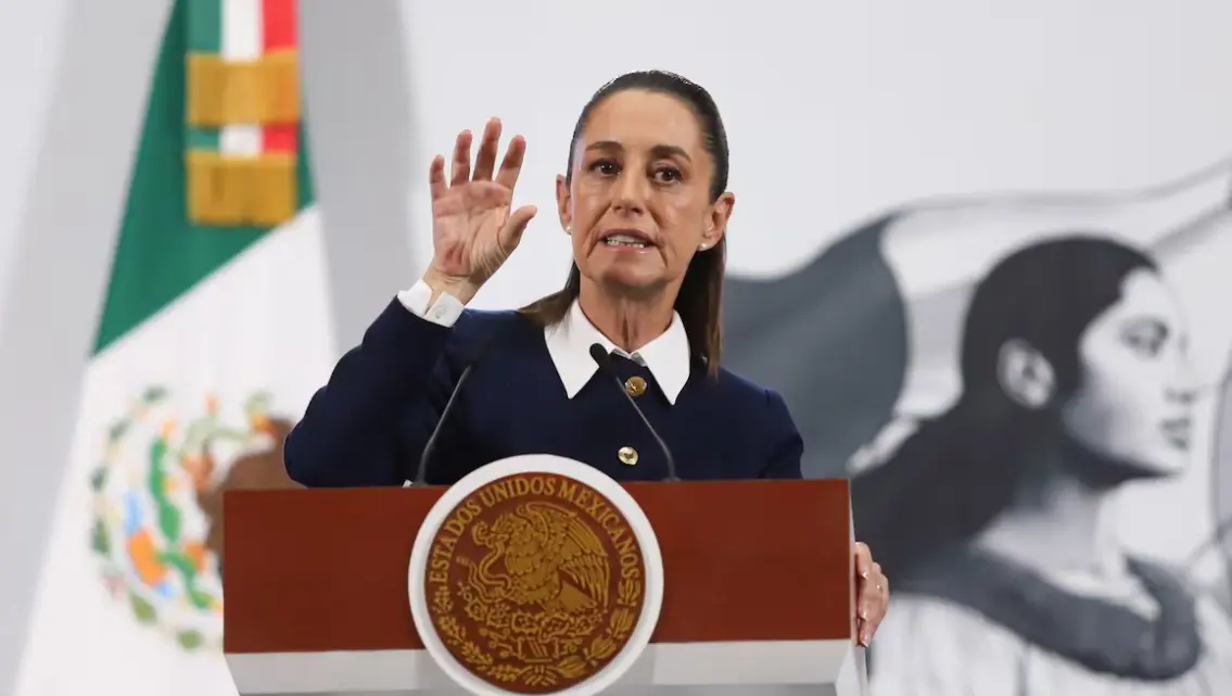 Claudia Sheinbaum en su conferencia de prensa de este 15 de junio. Especial