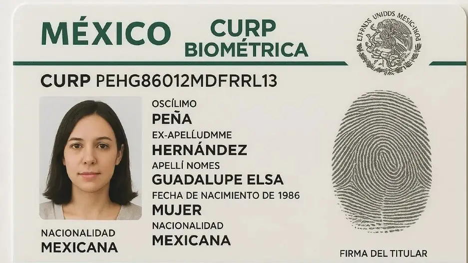 CURP biométrico Especial