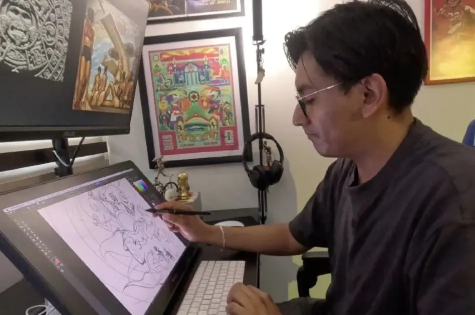 Mario Cortés ´Cuemanche´ es el joven mexicano que elaboró los pósters oficiales de nuestro país para el Mundial 2026. Especial