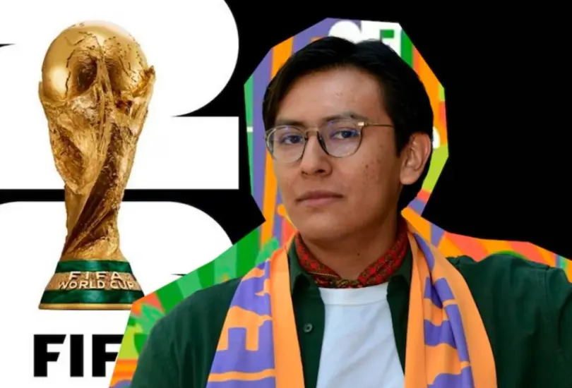 Mario Cortés fue seleccionado por la FIFA para diseñar los pósteres del Mundial 2026.