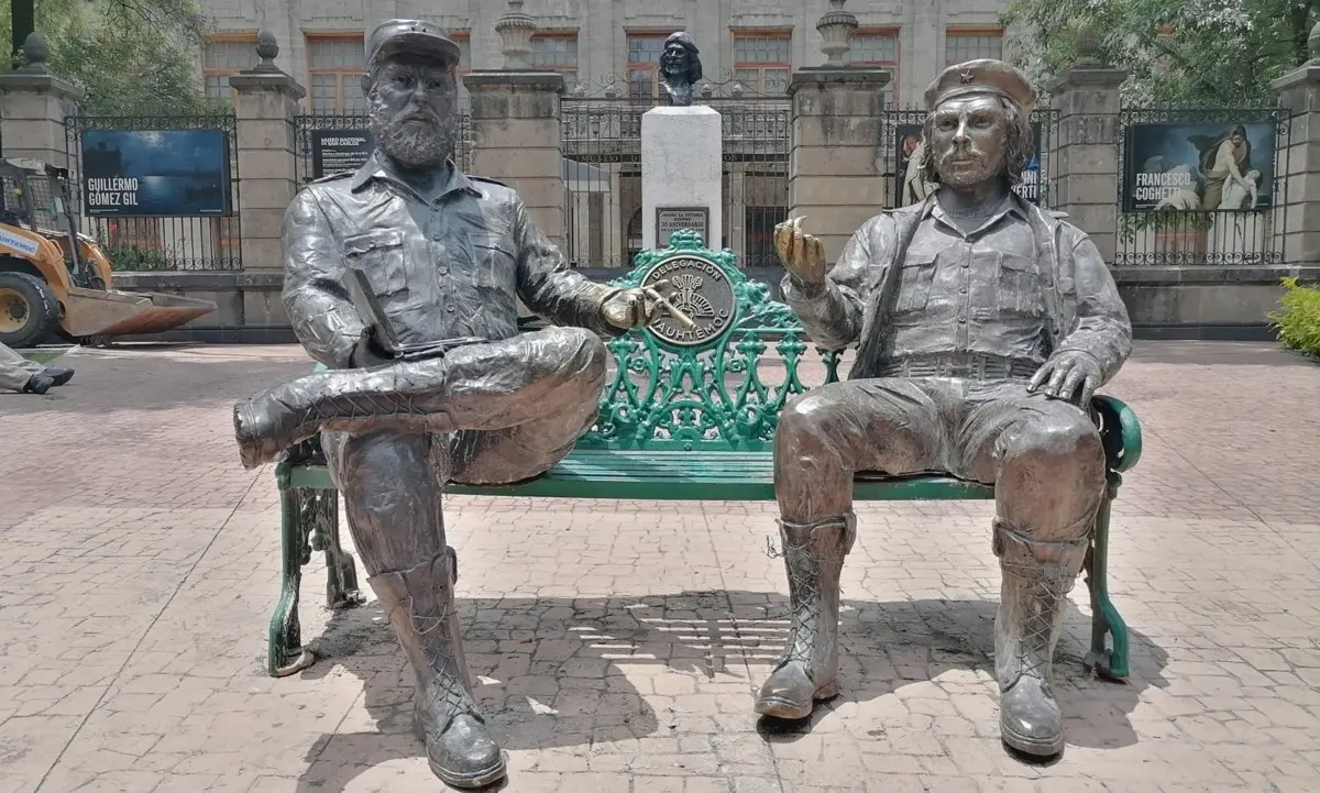 Las esculturas del Alcaldía Cuauhtémoc.