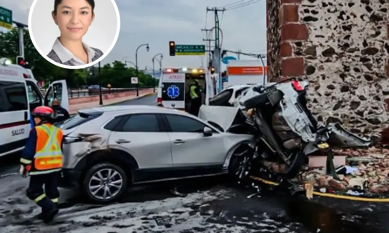  Mitzi y su novio fueron impactados por un auto conducido por una mujer en estado de ebriedad. 