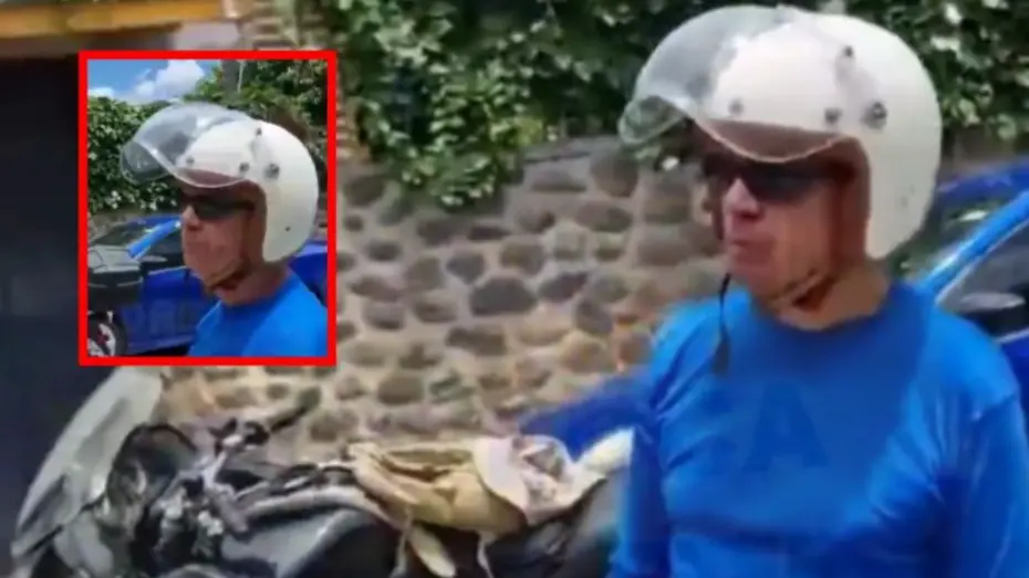 El hombre generó un gran caos vial. Especial