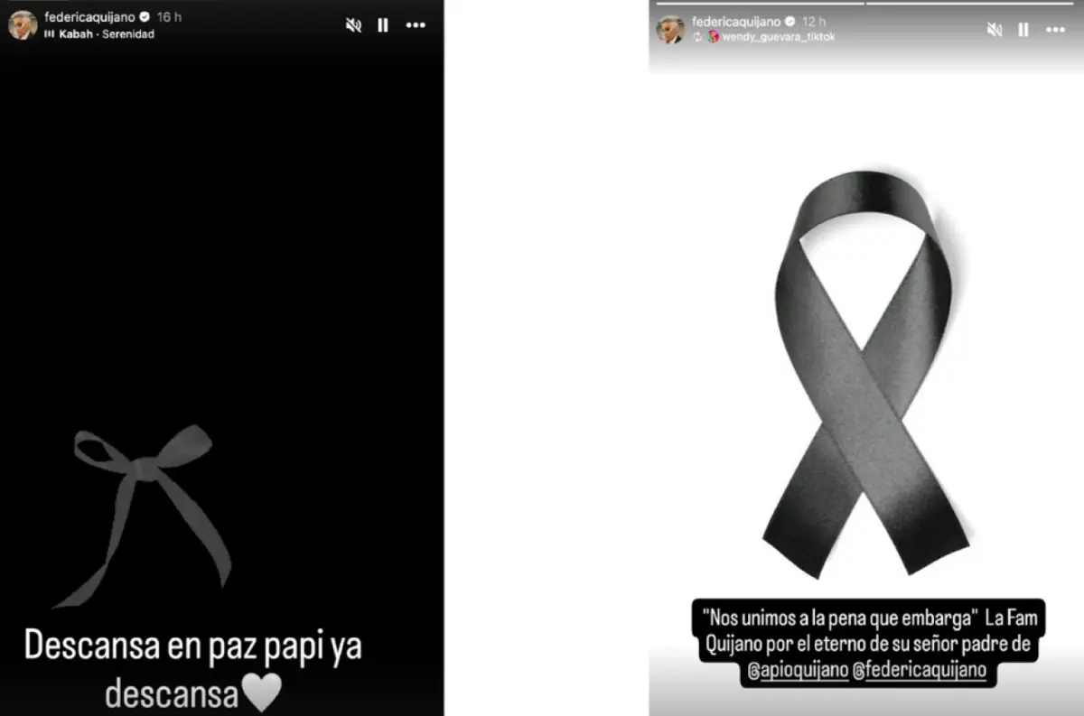 Federica Quijano anuncia la muerte de su padre: ¿Apio Quijano se pronuncio?. Especial