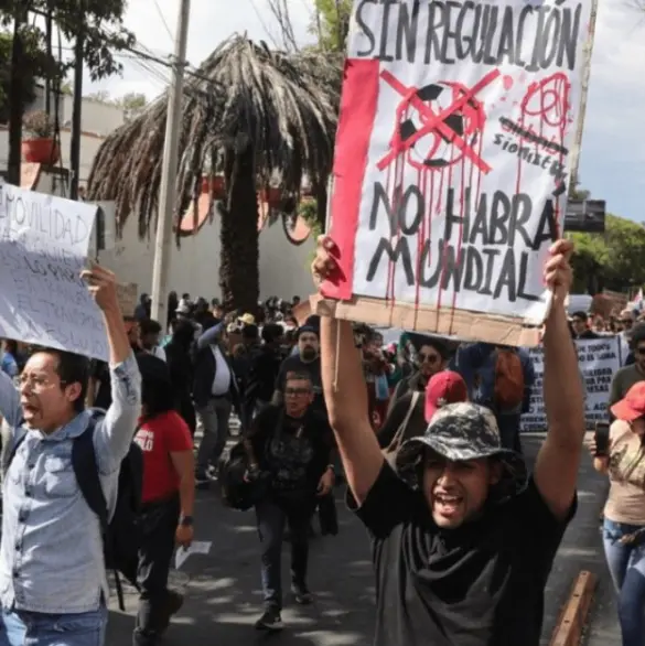 Marchan contra la gentrificación y crisis de vivienda en CDMX: "¡Fuera gringos!"