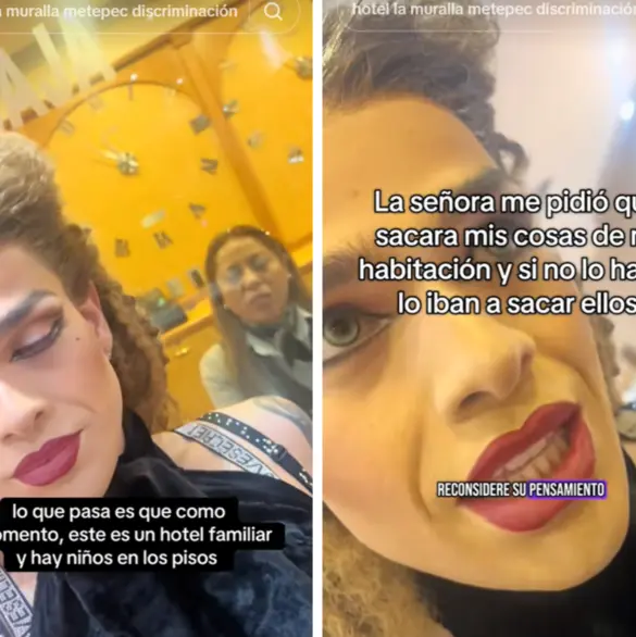 "Hay niños en los pisos": Intentan desalojar a drag queen Ramooona de hotel en Toluca; denuncia discriminación
