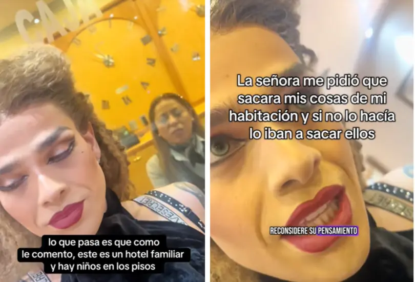 Según relató Ramooona en sus redes sociales, alrededor de la medianoche se encontraba esperando un vehículo en el lobby del hotel. Según relató Ramooona en sus redes sociales, alrededor de la medianoche se encontraba esperando un vehículo en el lobby del hotel.