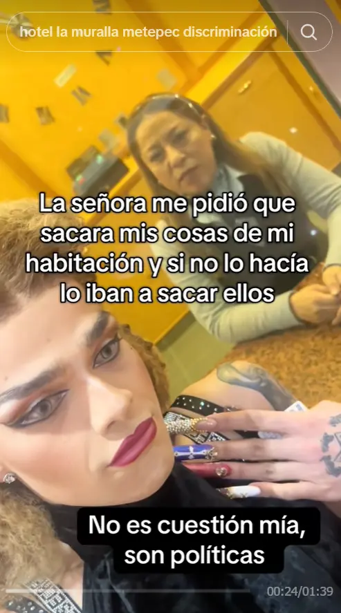 Ramooona solicitó el mismo trato que se le da a todas las personas. Captura de pantalla.