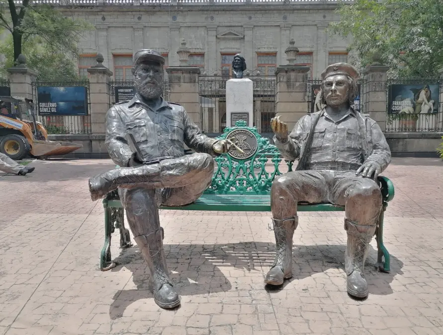 El retiro del monumento causó polémica. Alcaldía Cuauhtémoc.