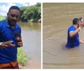 Reportero halla el cuerpo de una niña desaparecida en plena transmisión en vivo