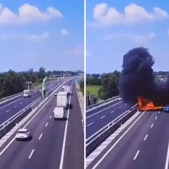 ¿Fue real? La verdad del video viral de la avioneta que explotó al caer en carretera