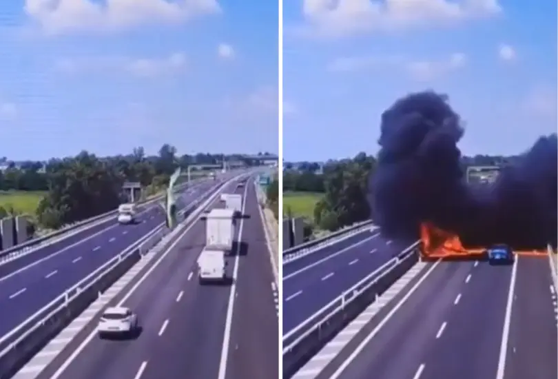 Una avioneta cayó en una autopista en Italia. Esto se sabe. Una avioneta cayó en una autopista en Italia. Esto se sabe.