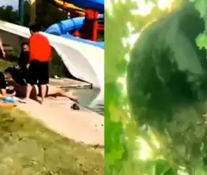 Hombre es succionado por un tubo dentro de una alberca en Chihuahua; momento causa terror 