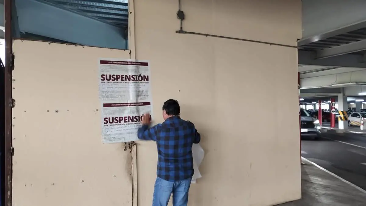 Suspensión del establecimiento Redes sociales