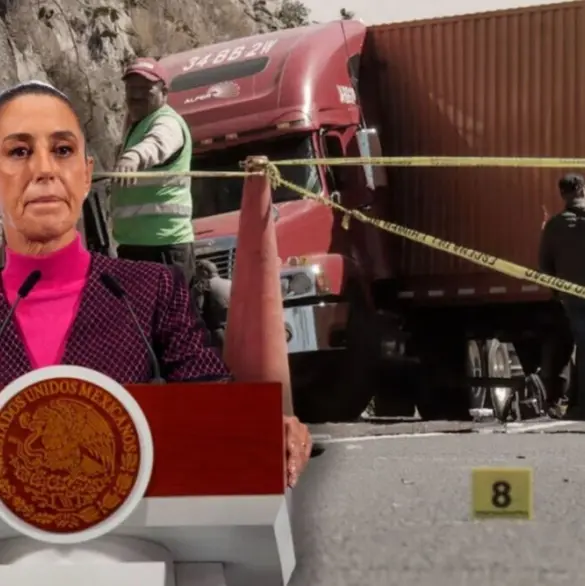 Gobierno de Sheinbaum presenta plan contra asaltos a transportistas 