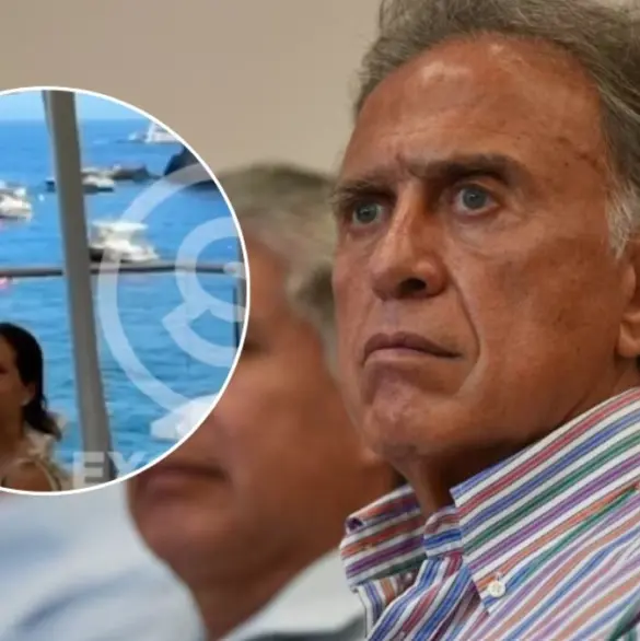Miguel Ángel Yunes es captado en exclusivo club de playa en Capri, Italia