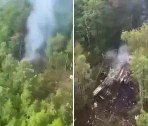 Avión con 49 personas se estrella en Rusia y no hay supervivientes; así quedó la aeronave