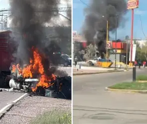 Violencia en Aguascalientes: Bloqueos, quema de negocios y enfrentamientos tras operativo; hay 18 detenidos