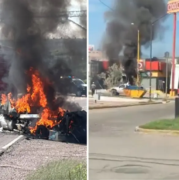 Violencia en Aguascalientes: Bloqueos, quema de negocios y enfrentamientos tras operativo; hay 18 detenidos