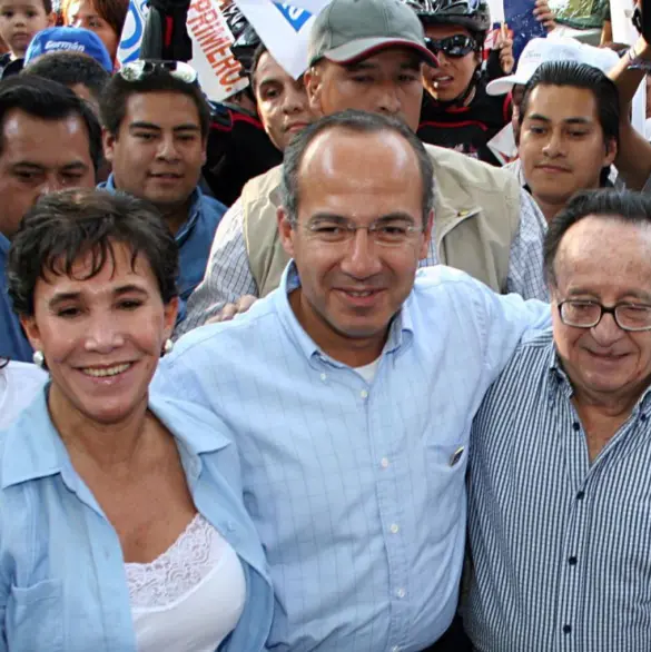 Así respaldó Chespirito a Felipe Calderón durante la campaña presidencial de 2006