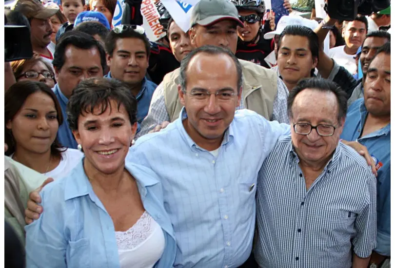 Así respaldó Chespirito a Felipe Calderón durante la campaña presidencial de 2006