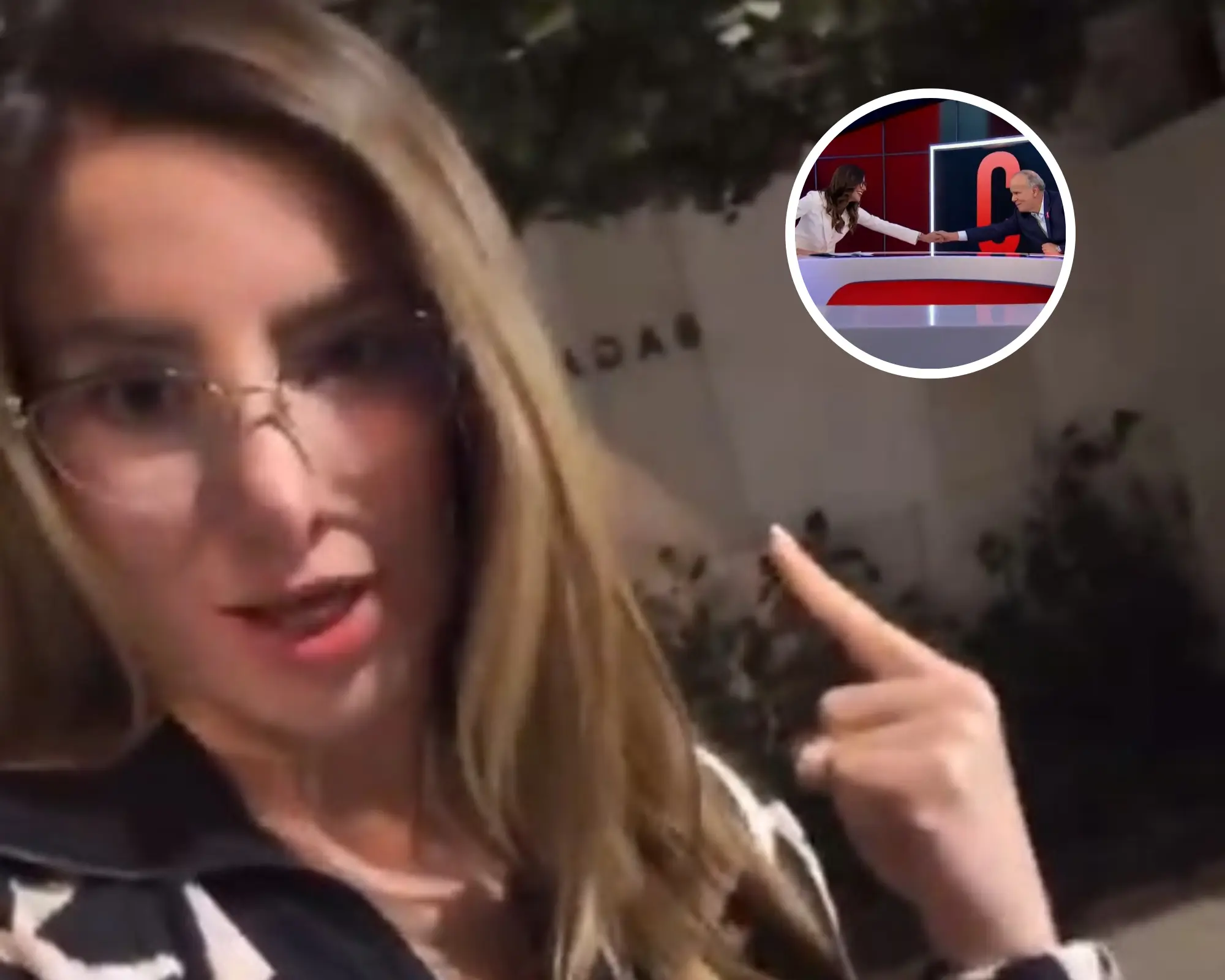 Claudia Mollinedo compartió foro con Ciro Gómez Leyva. Especial.