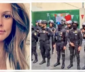 Audiencia de "Lady Racista" se realiza bajo fuerte operativo de seguridad en CDMX