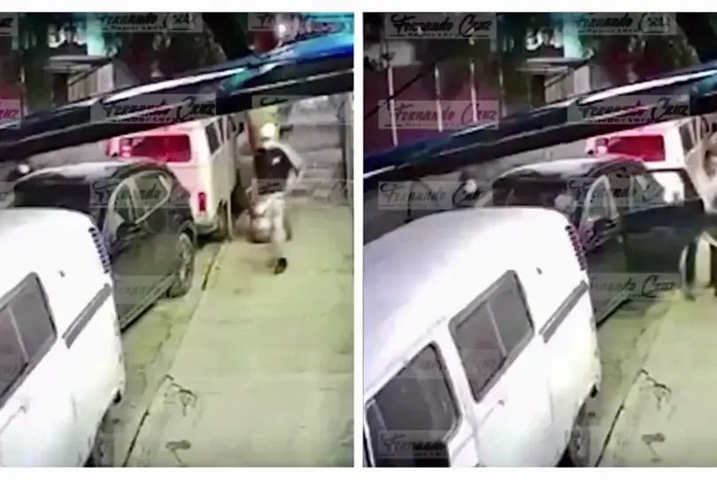 Familia sufre asalto frente a su casa; bajan a abuelita para llevarse el auto | VIDEO Familia sufre asalto frente a su casa; bajan a abuelita para llevarse el auto | VIDEO