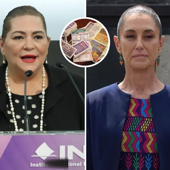 "De los acordeones a las multas": ¿Qué pasa en la nueva disputa entre Sheinbaum y el INE?