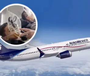 Momento de pánico en vuelo de Aeroméxico por falla en cabina | VIDEO