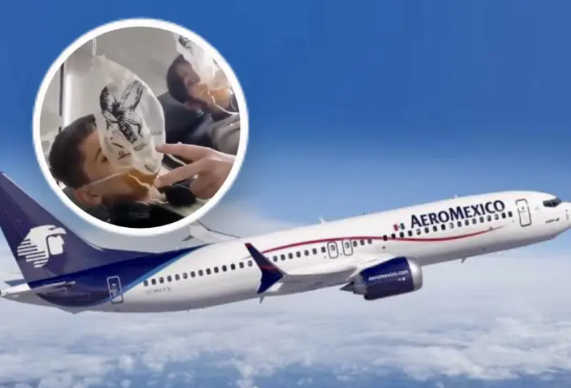 Momento de pánico en vuelo de Aeroméxico por falla en cabina | VIDEO Momento de pánico en vuelo de Aeroméxico por falla en cabina | VIDEO