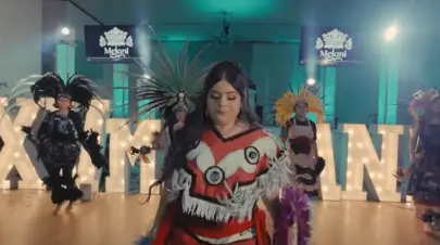 La joven eligió rendir tributo a la historia y cultura de México. Captura de pantalla.