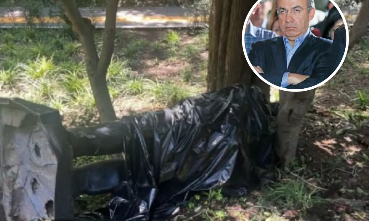  El monumento de más de dos metros de altura se ubicaba en la Calzada de los Presidentes. 