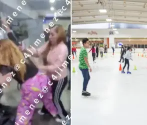 "Lady Fiscal" exige entrar a pista de hielo de Fórum Buenavista tras la hora de cierre