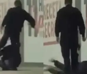 Indigna brutal golpiza de policía a hombre en situación de calle en Tlaquepaque