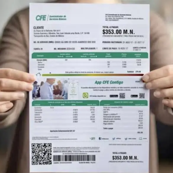 Así puedes cambiar tus datos fiscales en el recibo de la CFE en línea o presencial