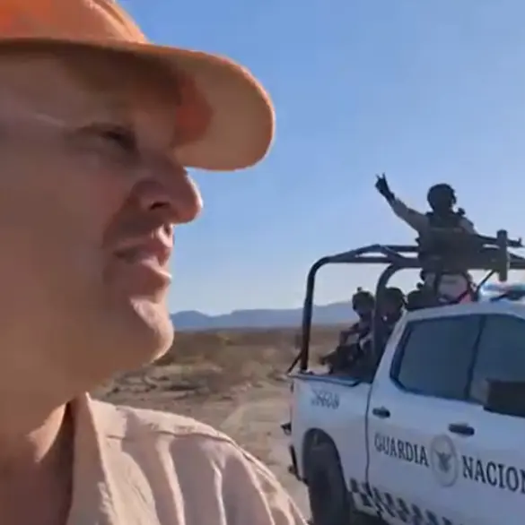 Creen que están en México: Captan a militares mexicanos armados en territorio estadounidense