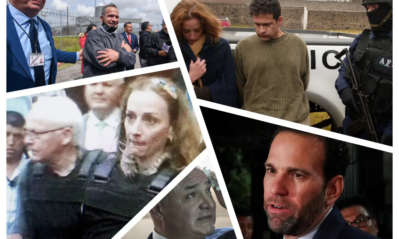  Los implicados del caso Israel Vallarta. 