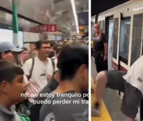 Italiano agrede a mexicanos en el Metro de Roma y se defienden cantando