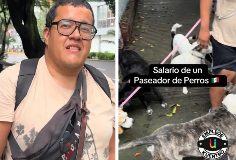 Paseador de perros en CDMX
