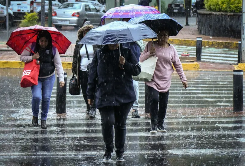 Los estados donde lloverá hoy en México.