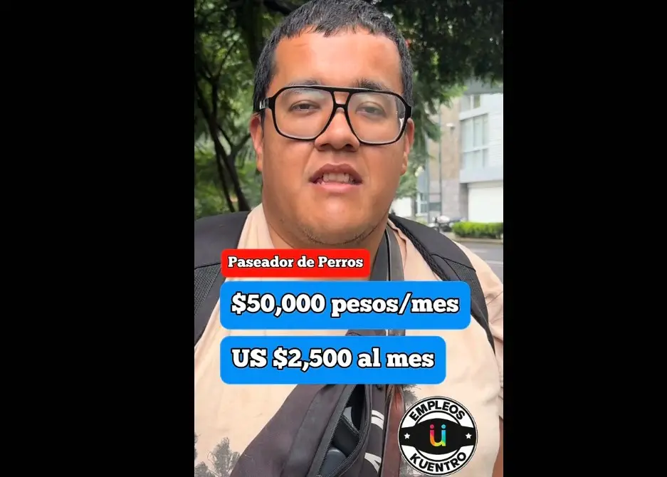 Paseador de perros revela sus ganancias TikTok