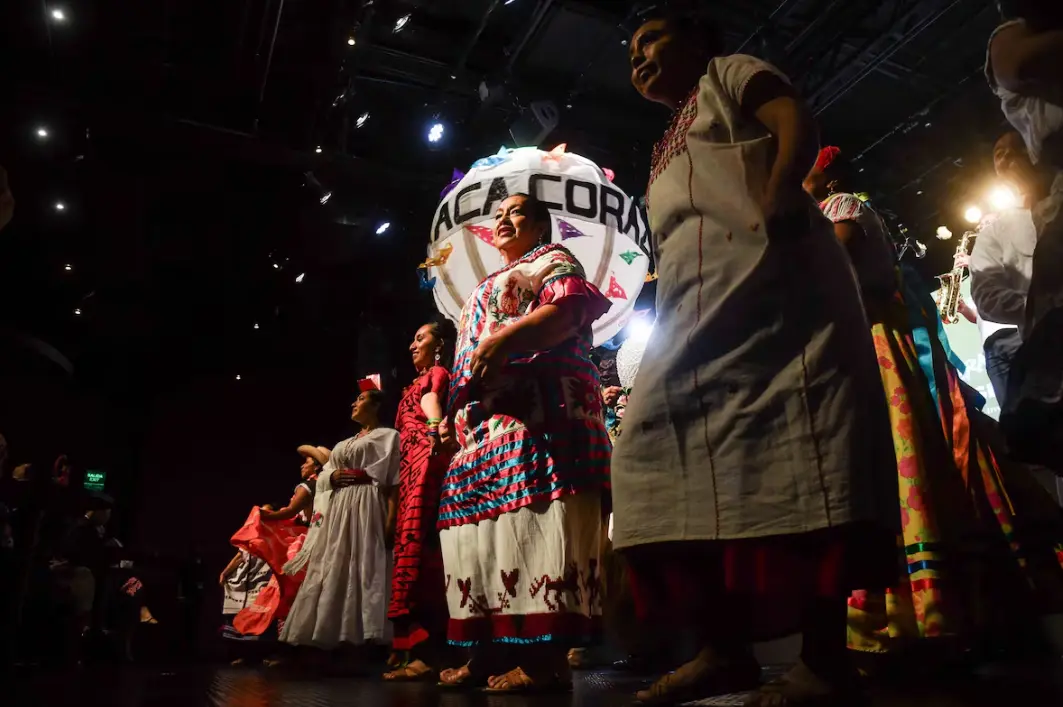 Bailarinas durante la presentación de la edición 52 del Festival Internacional Cervantino, en febrero de 2024. Especial