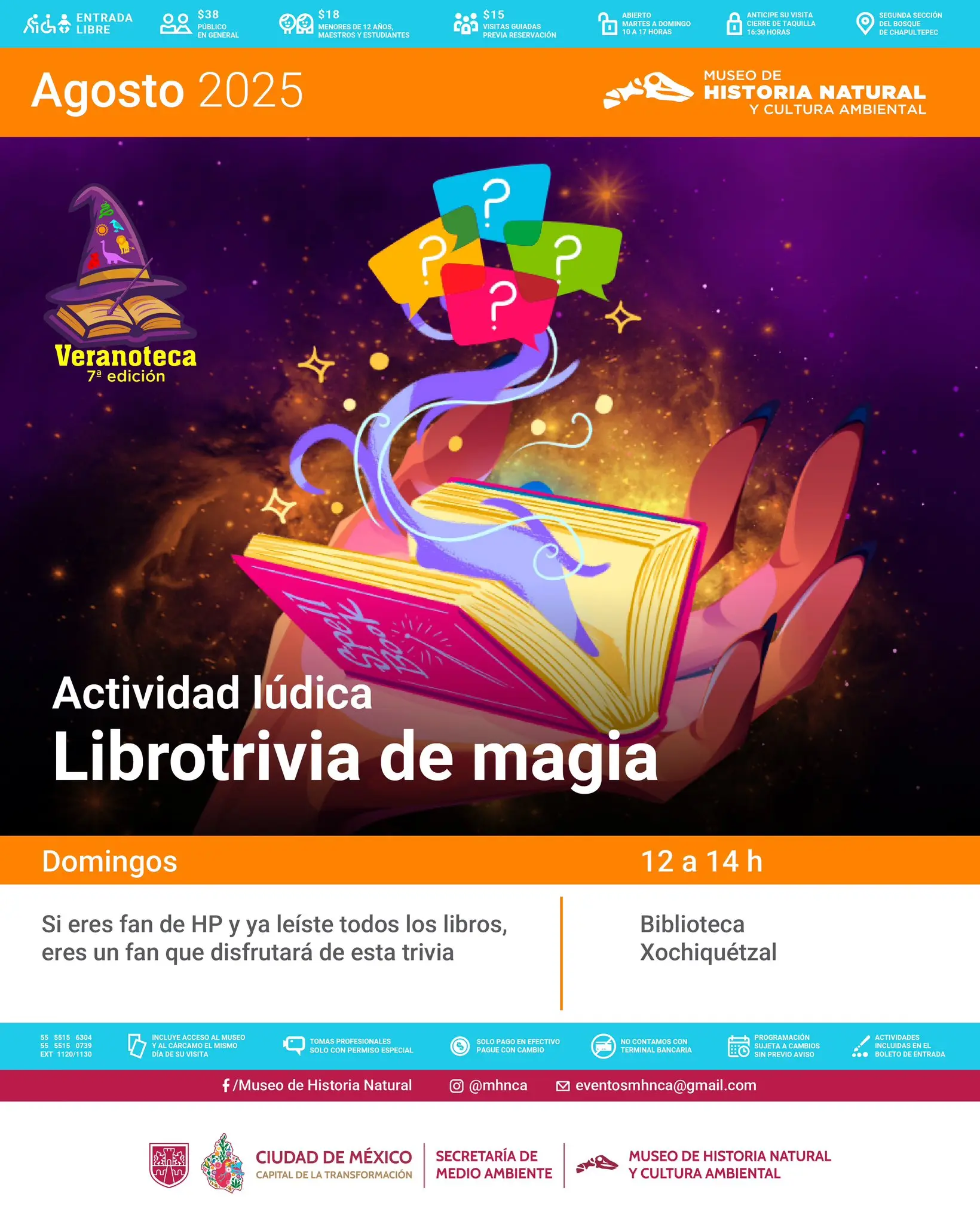 Veranoteca en el Museo de Historia Natural y Cultura Ambiental Especial