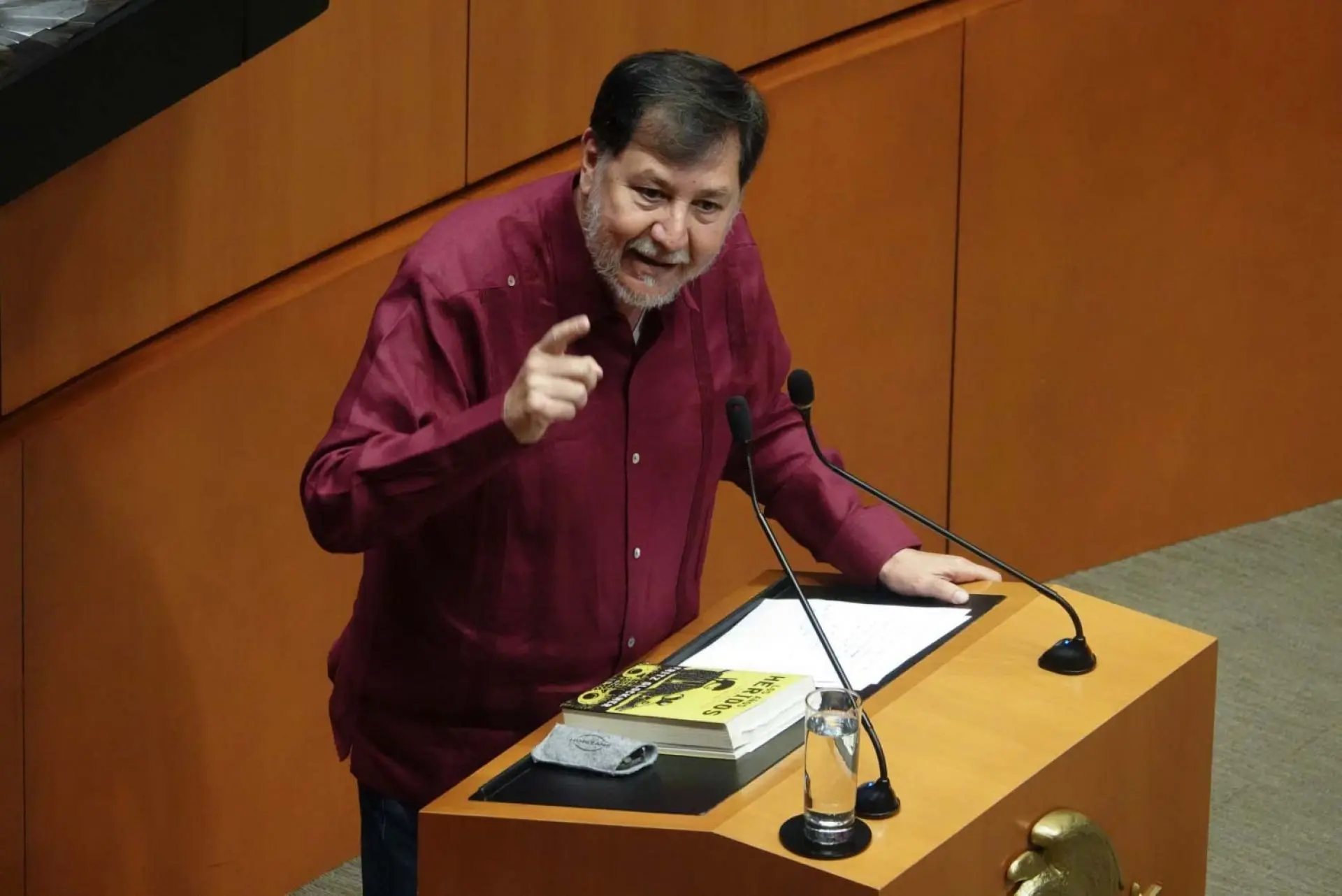 Noroña indicó que se busca que los niños tengan un entorno seguro, alimentos, atención médica y educación, con el respaldo del Estado mexicano. Cuartoscuro.