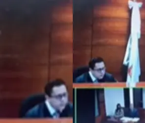 Abogado dice su correo en plena audiencia y se vuelve viral