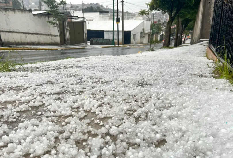 Se esperan granizadas para este día.