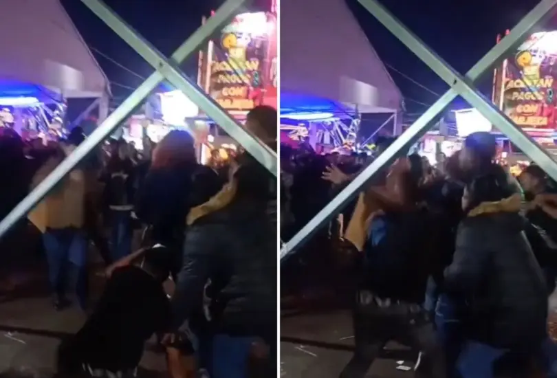 El evento, uno de los más esperados del calendario ferial, fue eclipsado por un enfrentamiento a golpes que involucró tanto a hombres como mujeres.