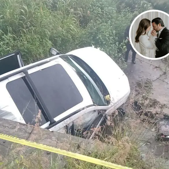 Estaban por casarse: Mueren hijo de exgobernador de Aguascalientes y su prometida en accidente; difunden video